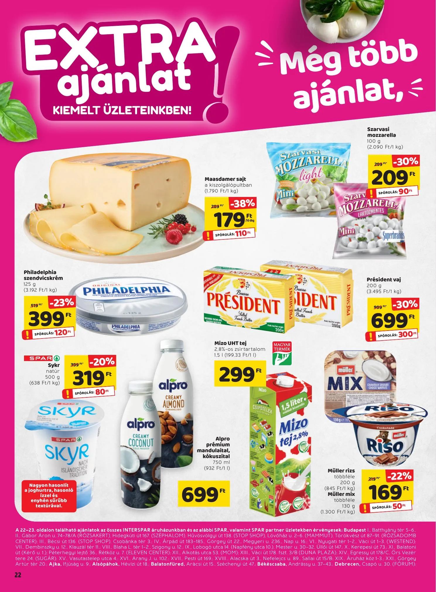 Spar akciós újság Extra 02.11–02.17