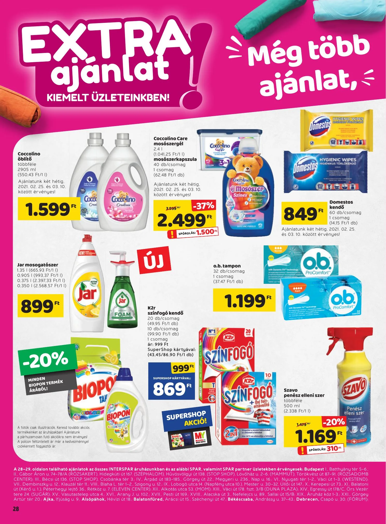 Spar akciós újság Extra 02.25–03.03 – 3. oldal