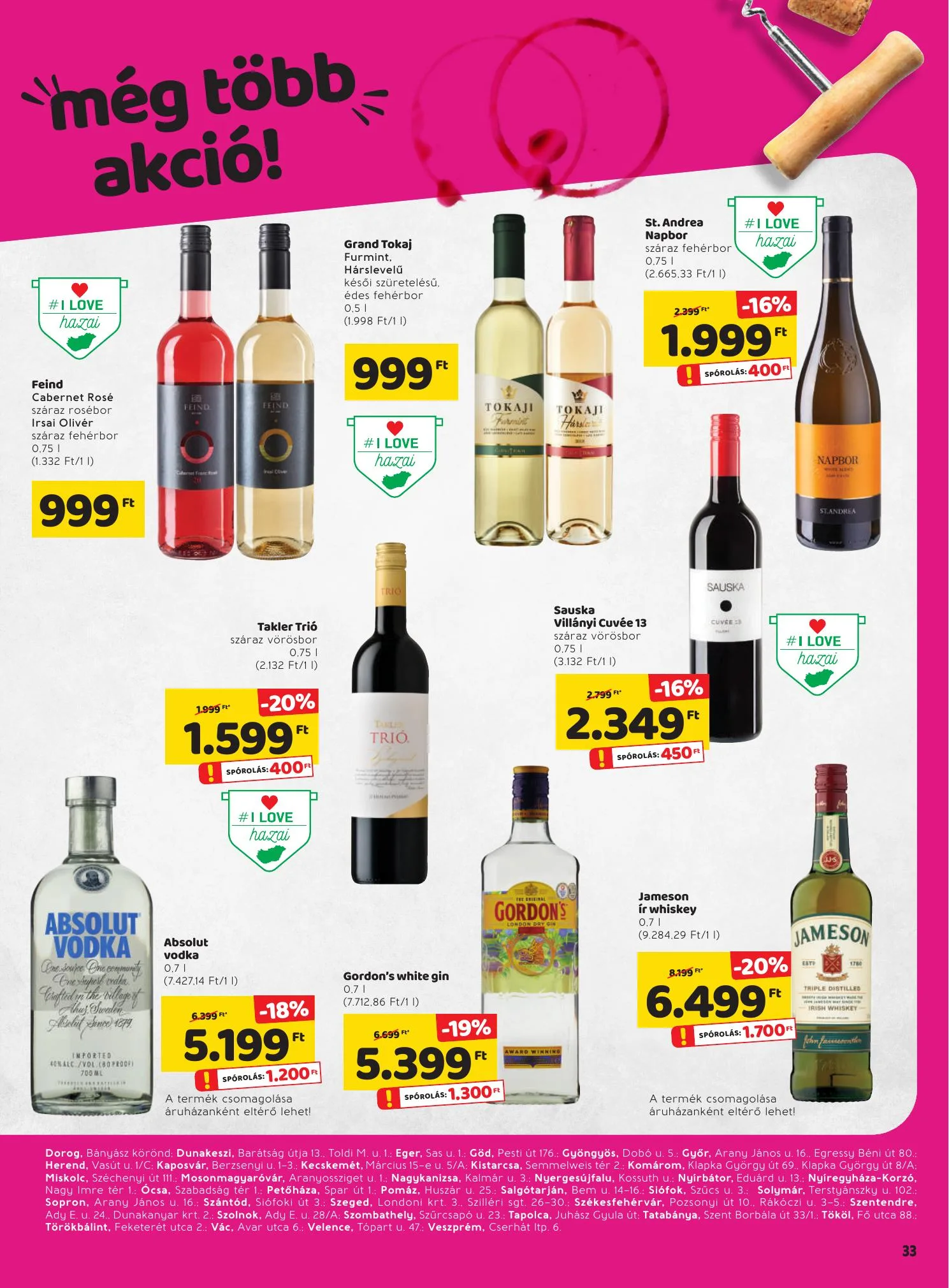 Spar akciós újság Extra 03.18–03.24 – 4. oldal