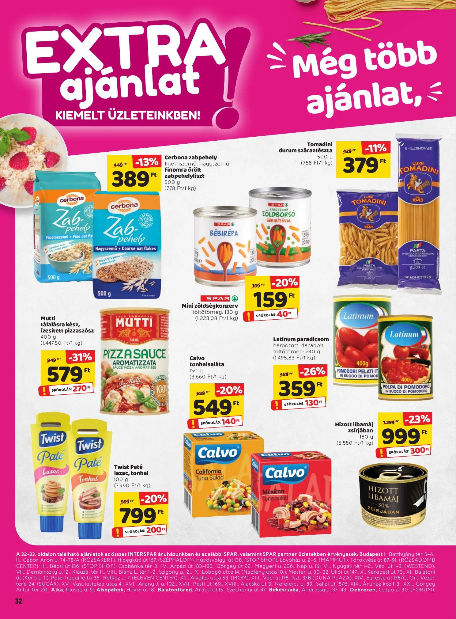 Spar akciós újság Extra 03.25–04.03 – 3. oldal
