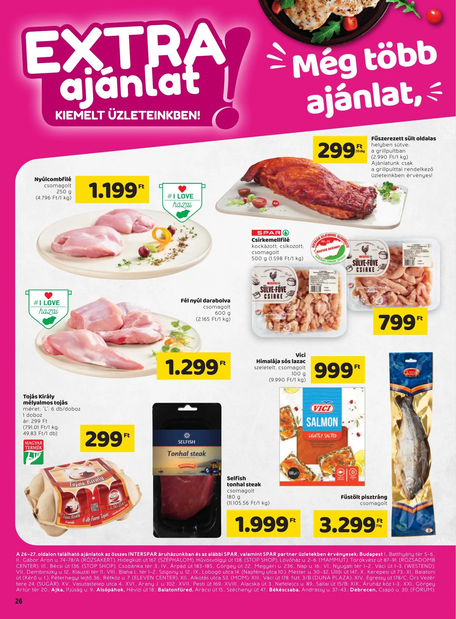 Spar akciós újság Extra 04.15–04.21