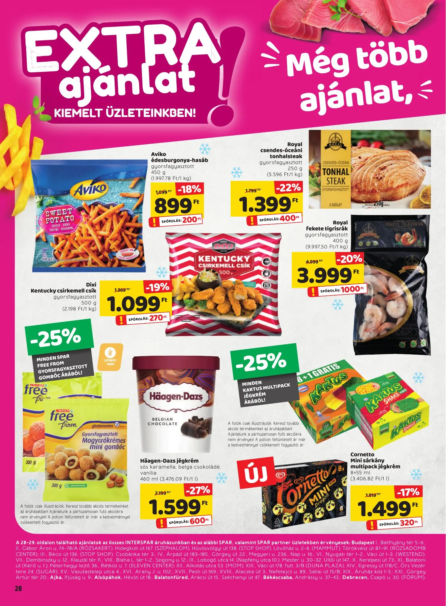 Spar akciós újság Extra 04.22–04.28 – 3. oldal