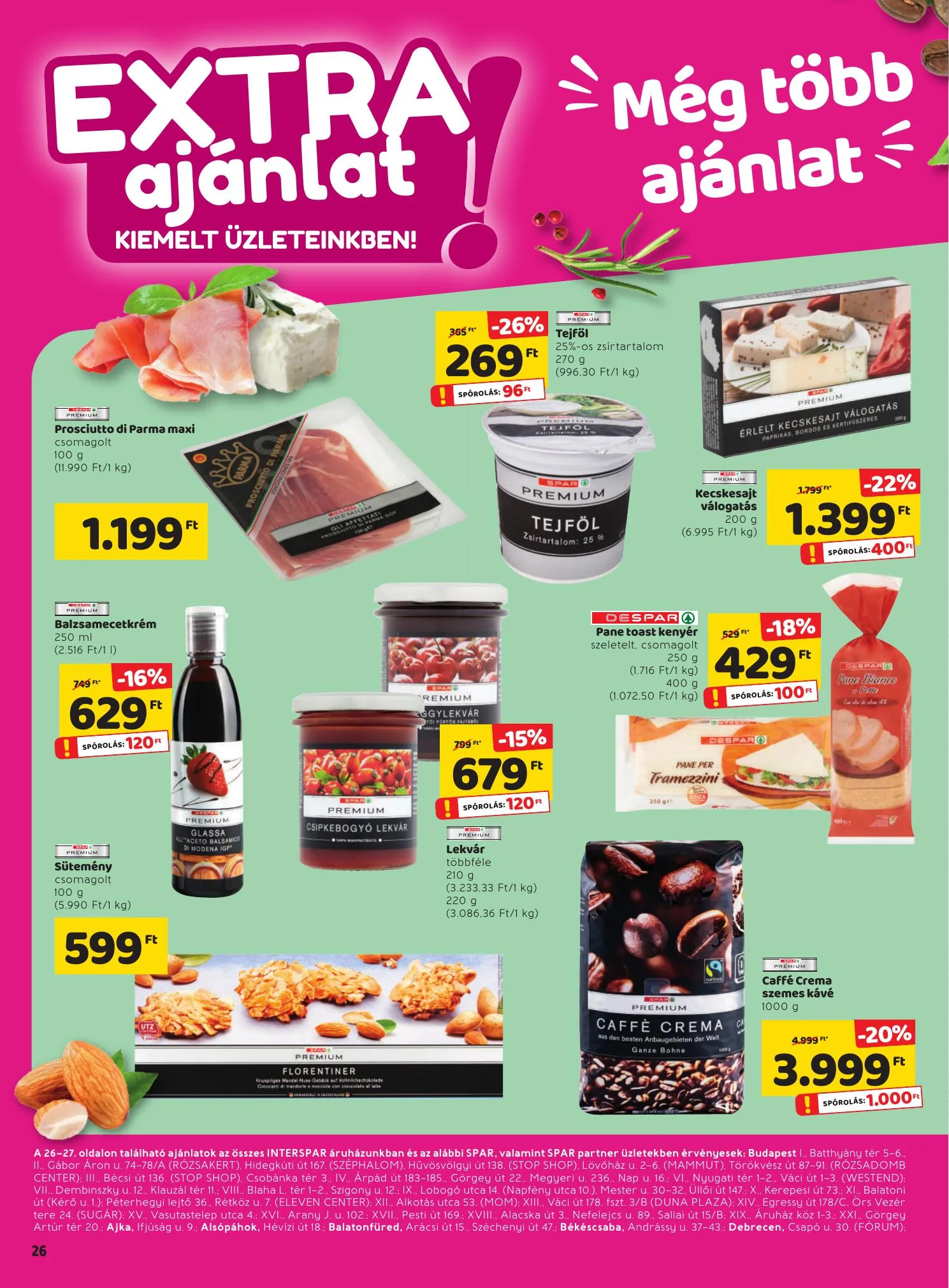 Spar akciós újság Extra 04.29–05.05