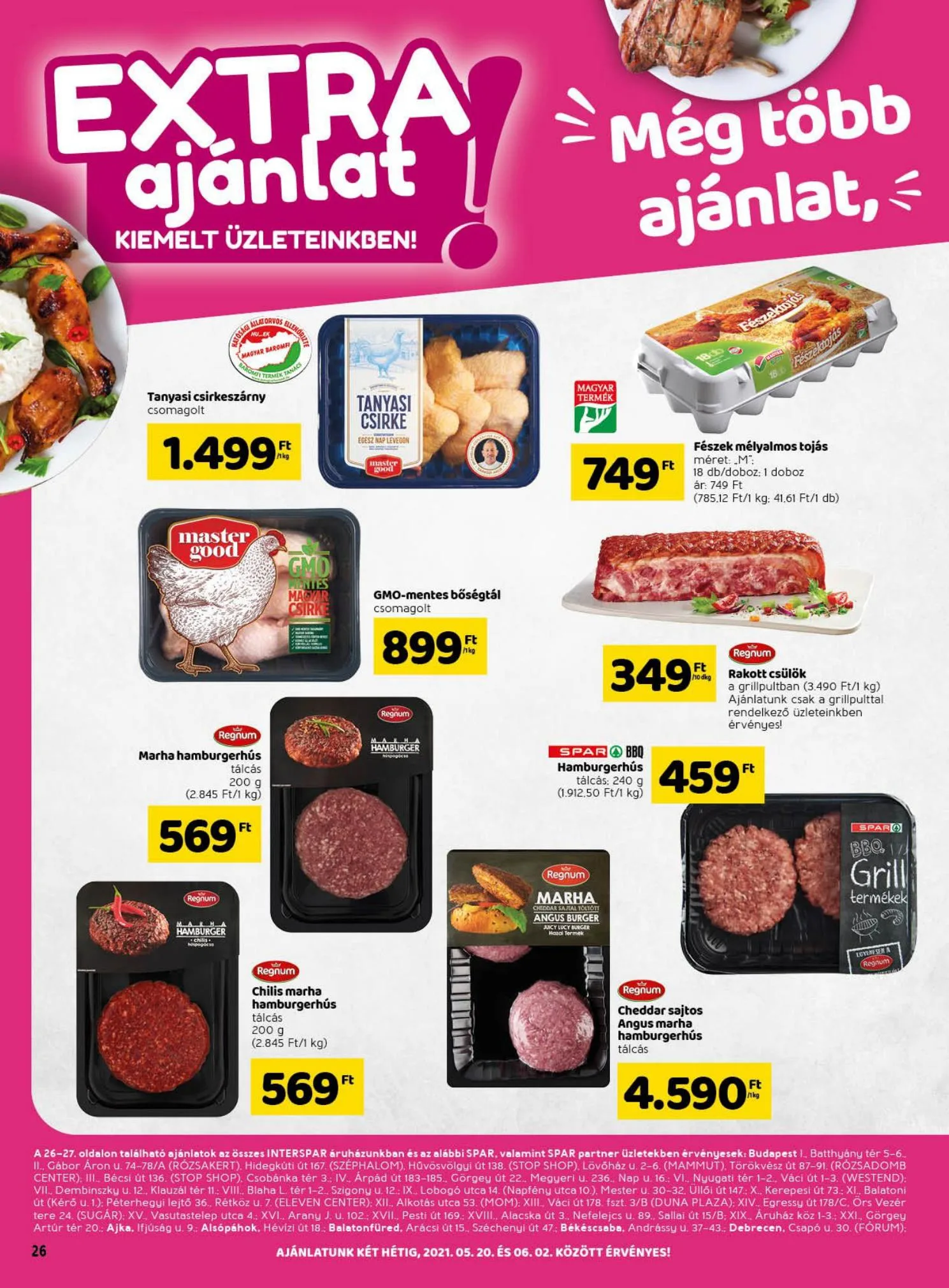 Spar akciós újság Extra 05.20–05.26