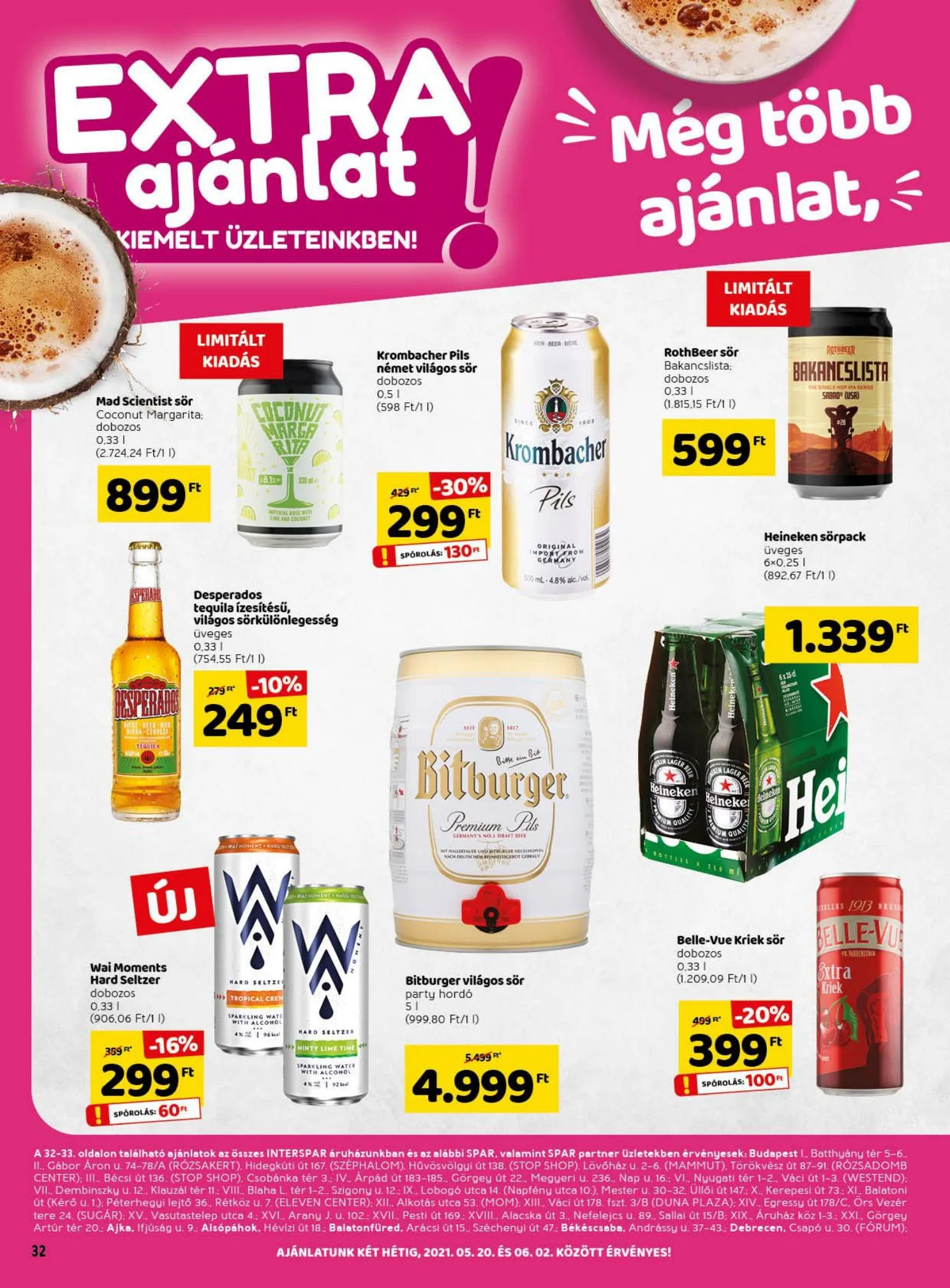 Spar akciós újság Extra 05.20–05.26 – 7. oldal