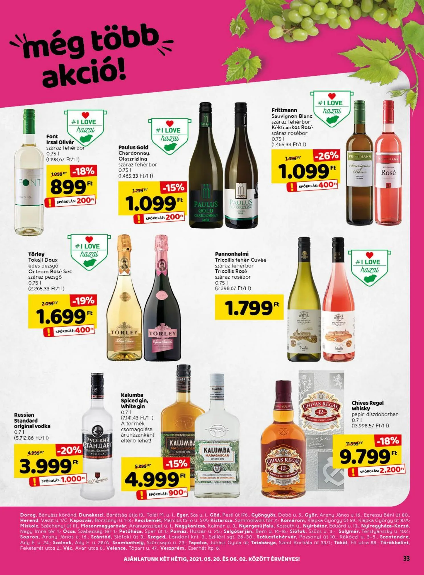 Spar akciós újság Extra 05.20–05.26 – 8. oldal