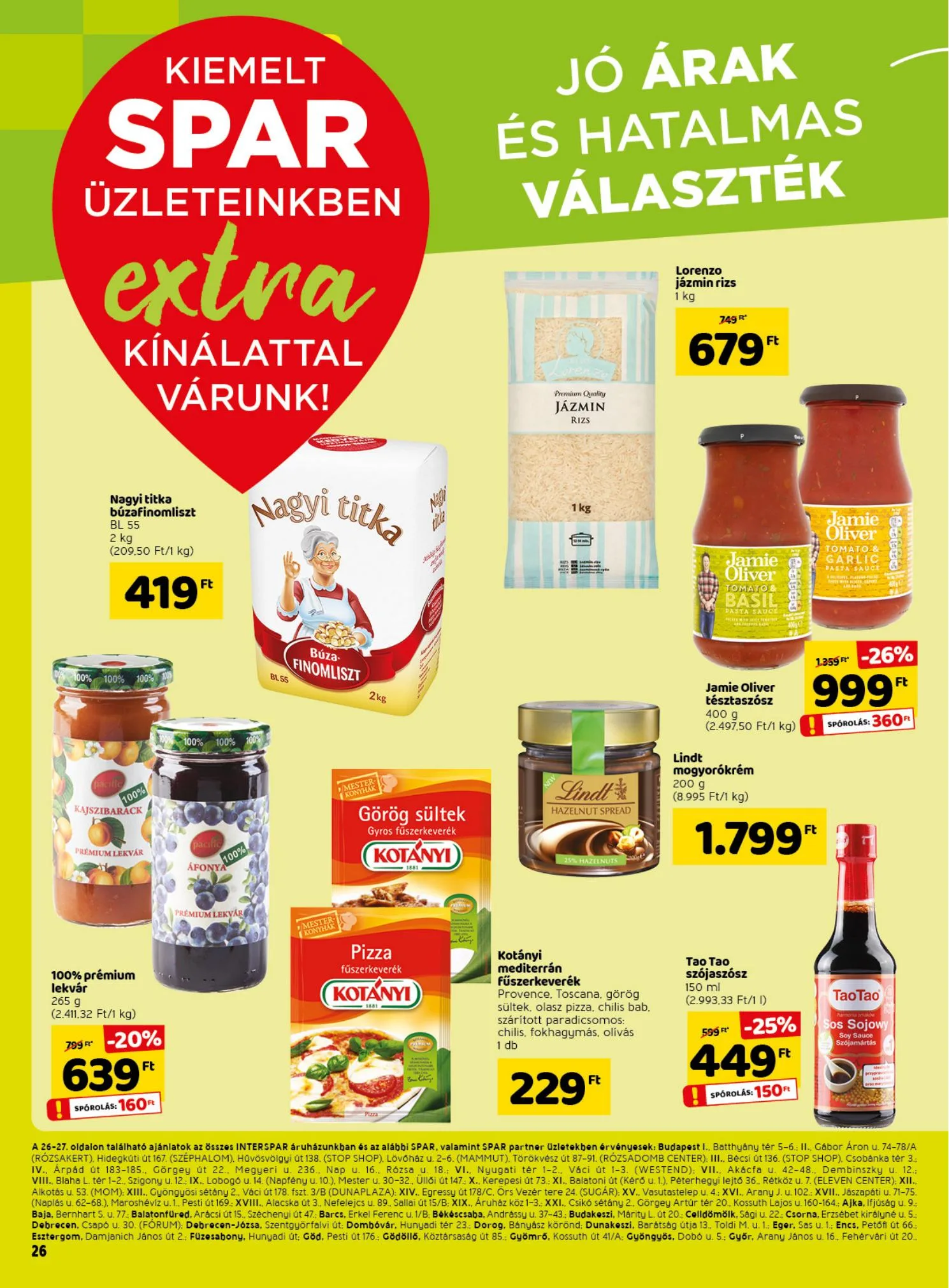 Spar akciós újság Extra 08.05–08.11