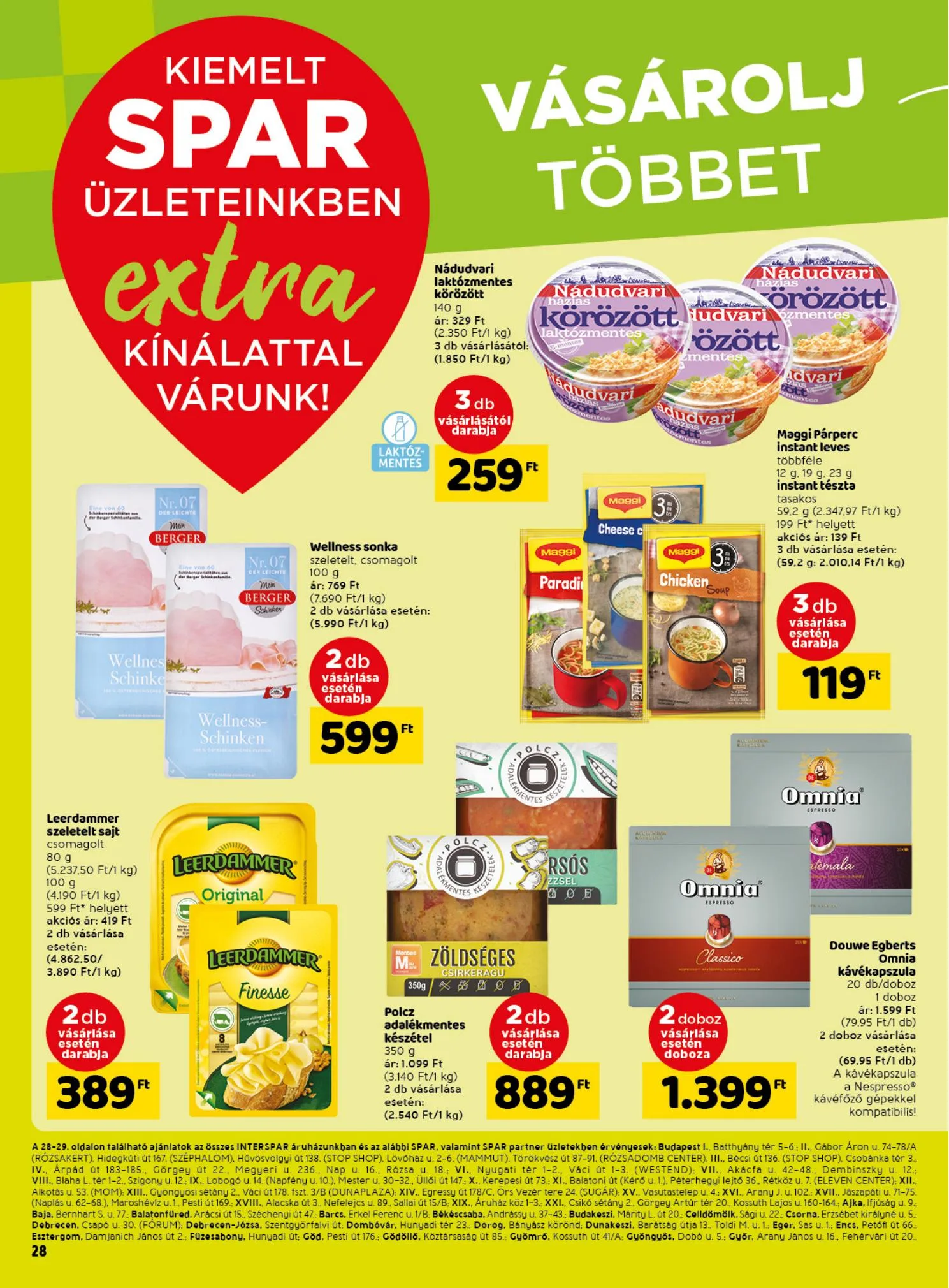 Spar akciós újság Extra 08.05–08.11 – 3. oldal