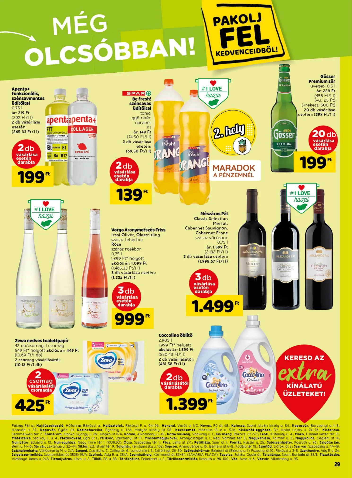 Spar akciós újság Extra 08.05–08.11 – 4. oldal