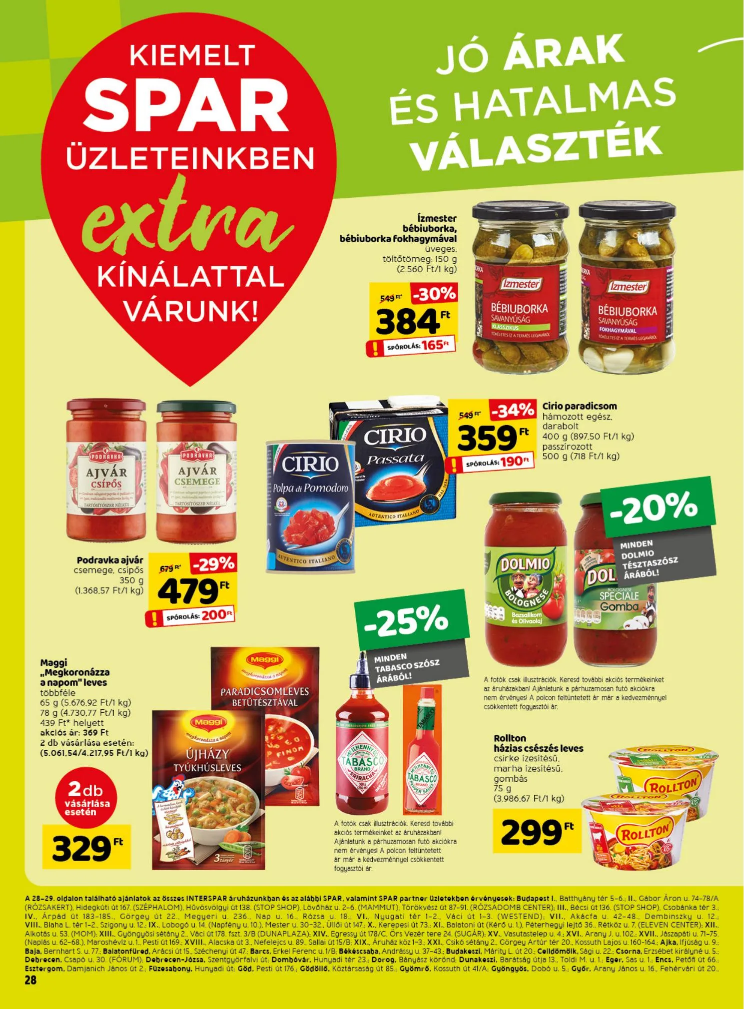 Spar akciós újság Extra 08.26–09.01 – 3. oldal