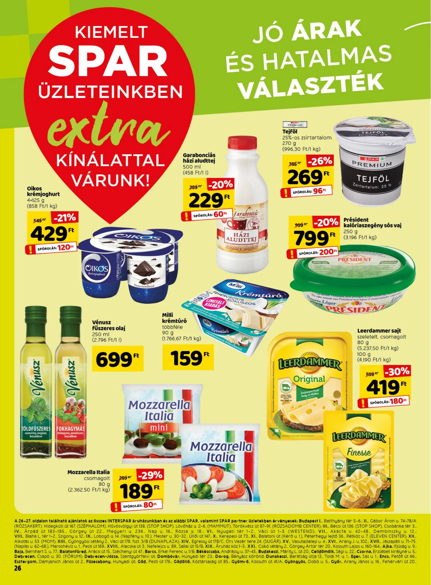 Spar akciós újság Extra 09.02–09.08