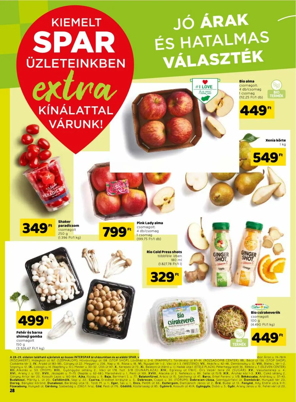 Spar akciós újság Extra 01.20–01.26 – 3. oldal