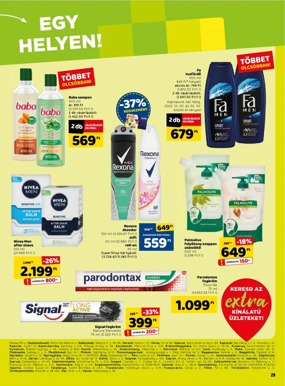 Spar akciós újság Extra 01.20–01.26 – 4. oldal