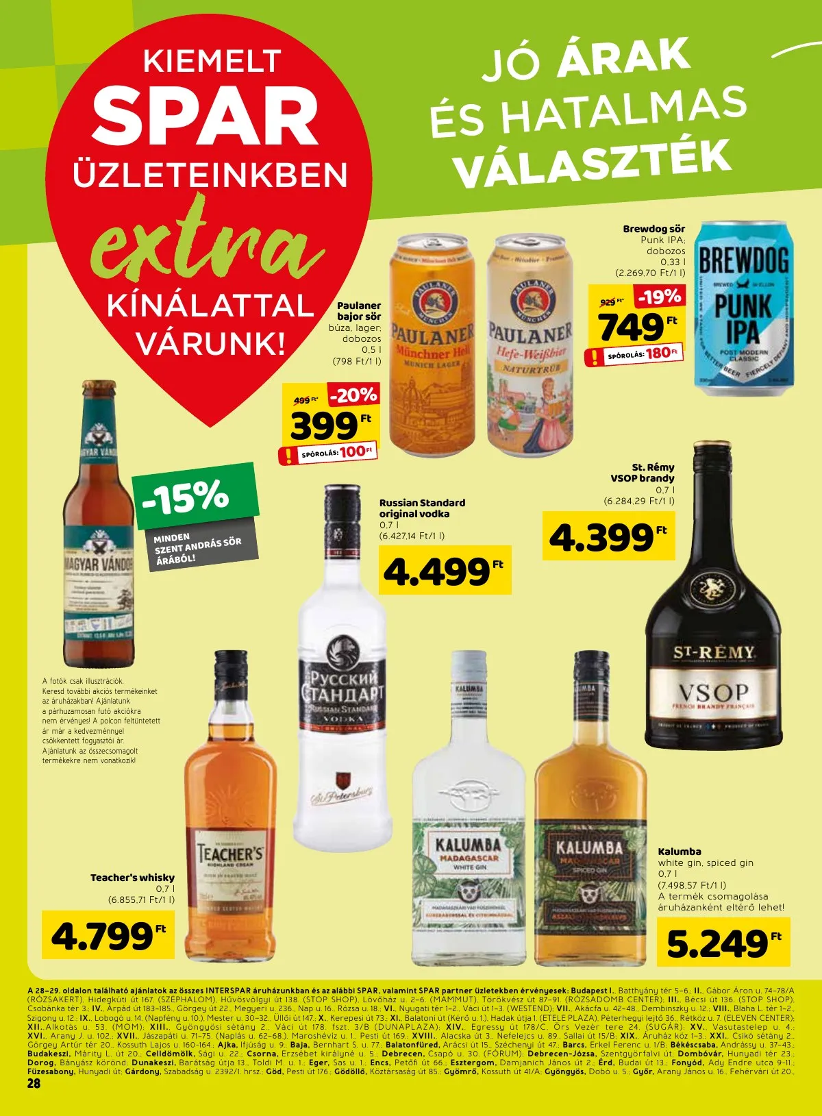 Spar akciós újság Extra 01.27–02.02 – 3. oldal