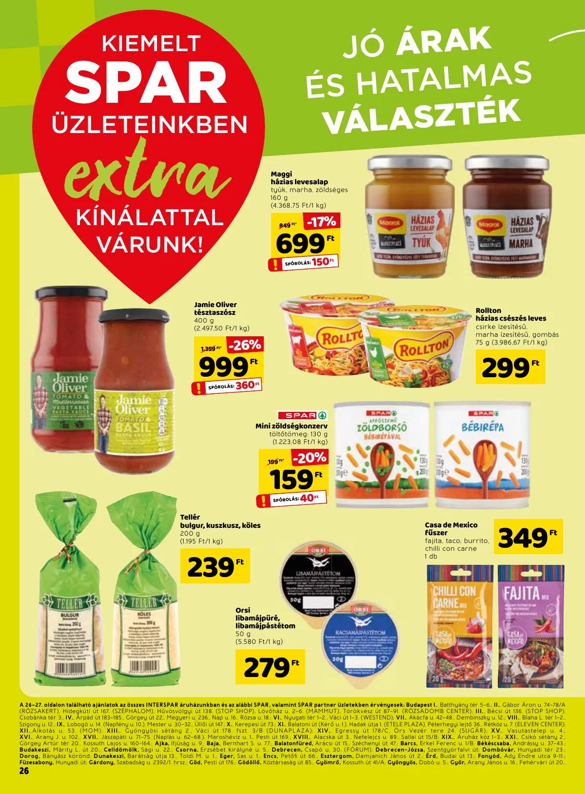 Spar akciós újság Extra 02.10–02.16