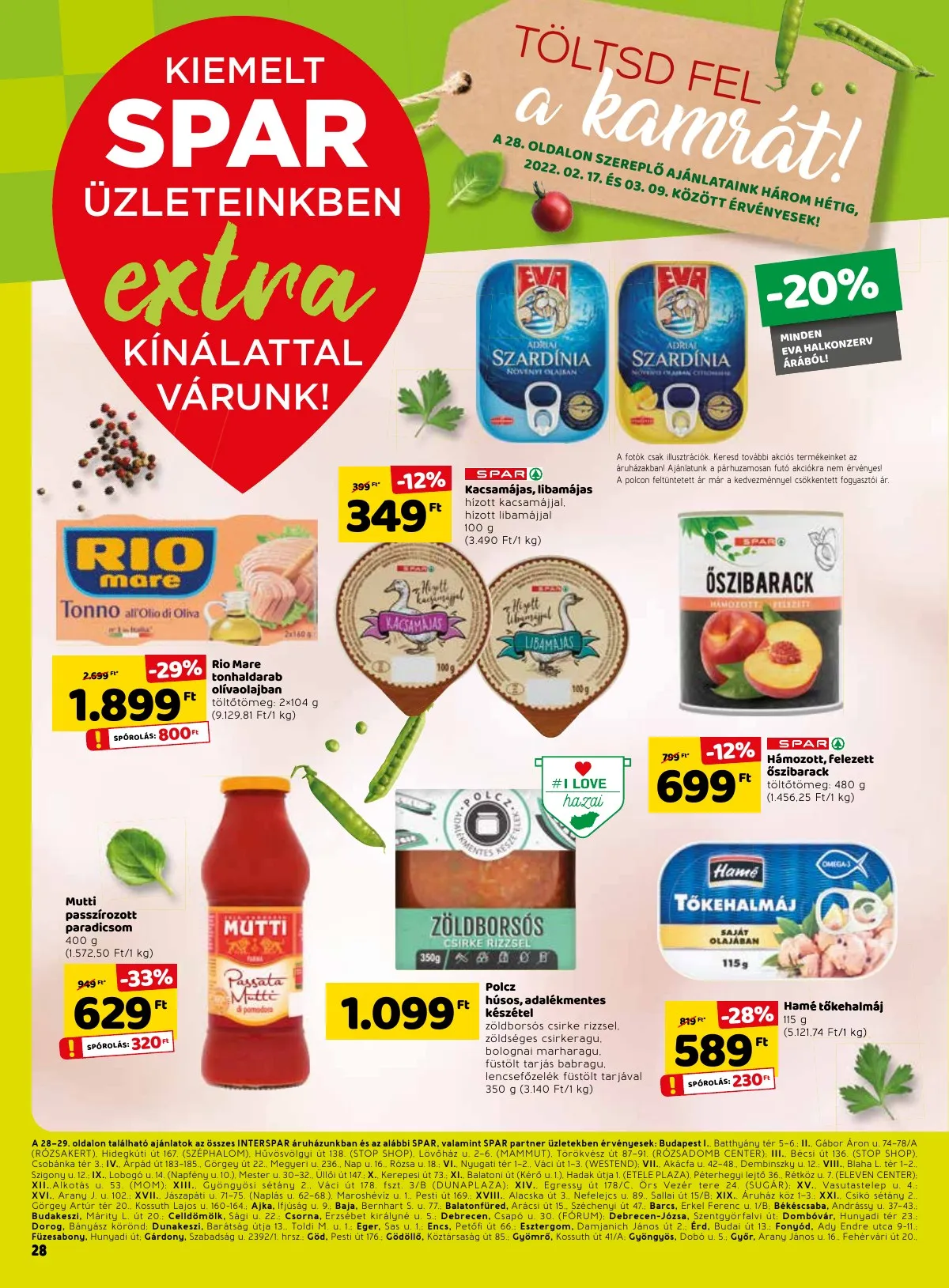 Spar akciós újság Extra 02.17–02.23 – 3. oldal