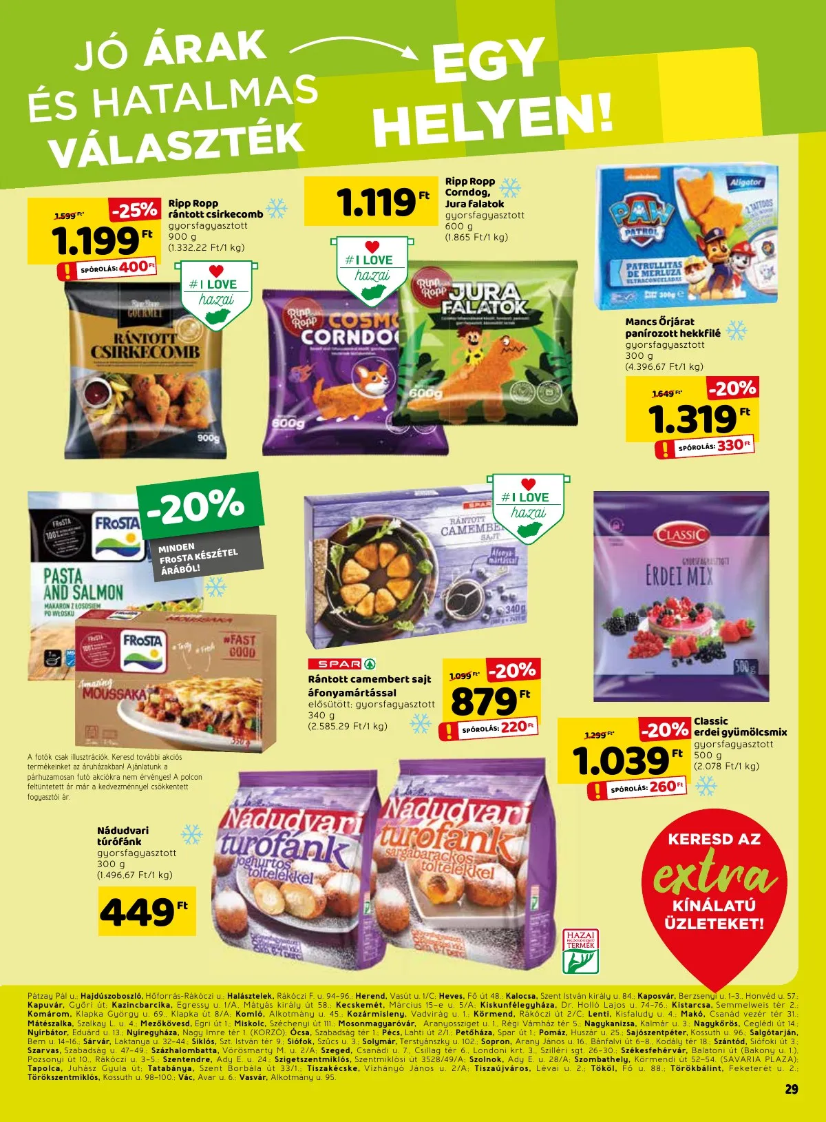 Spar akciós újság Extra 02.17–02.23 – 4. oldal