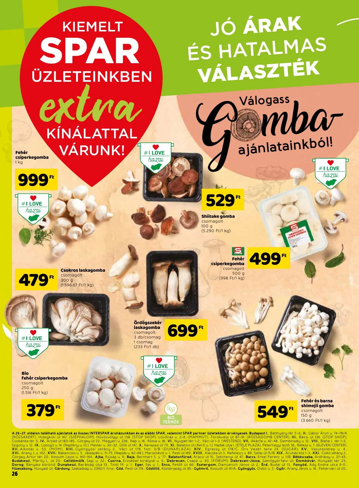 Spar akciós újság Extra 03.10–03.16