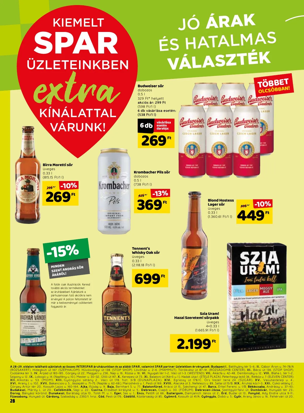 Spar akciós újság Extra 03.10–03.16 – 3. oldal