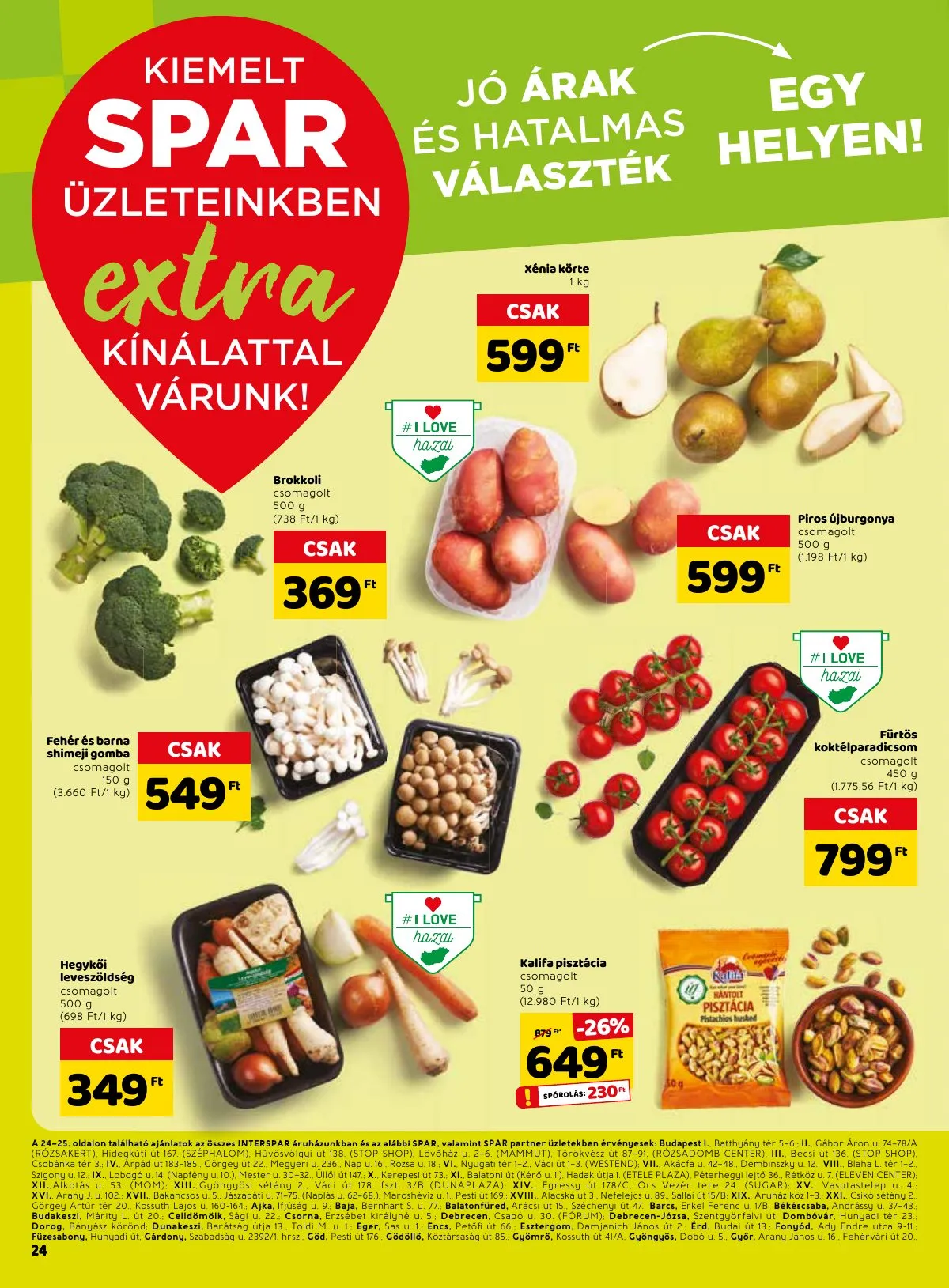 Spar akciós újság Extra 04.20–04.27
