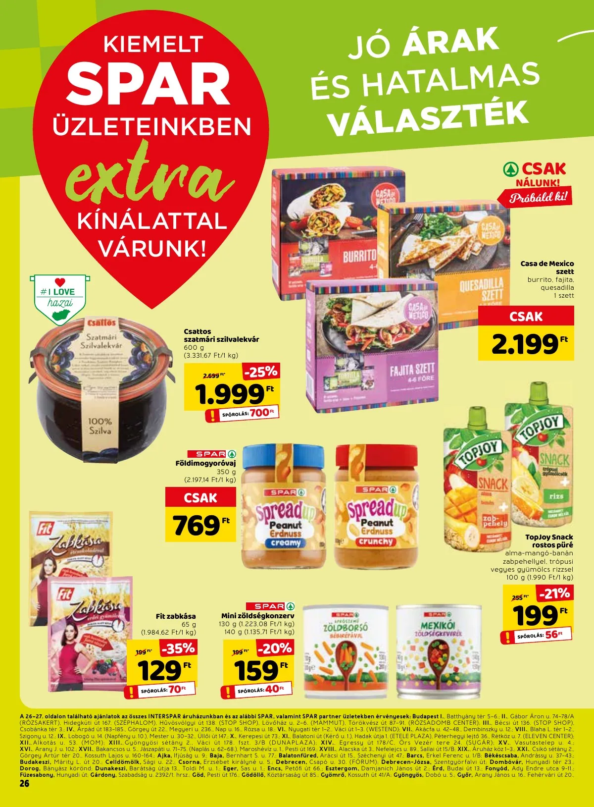 Spar akciós újság Extra 04.20–04.27 – 3. oldal