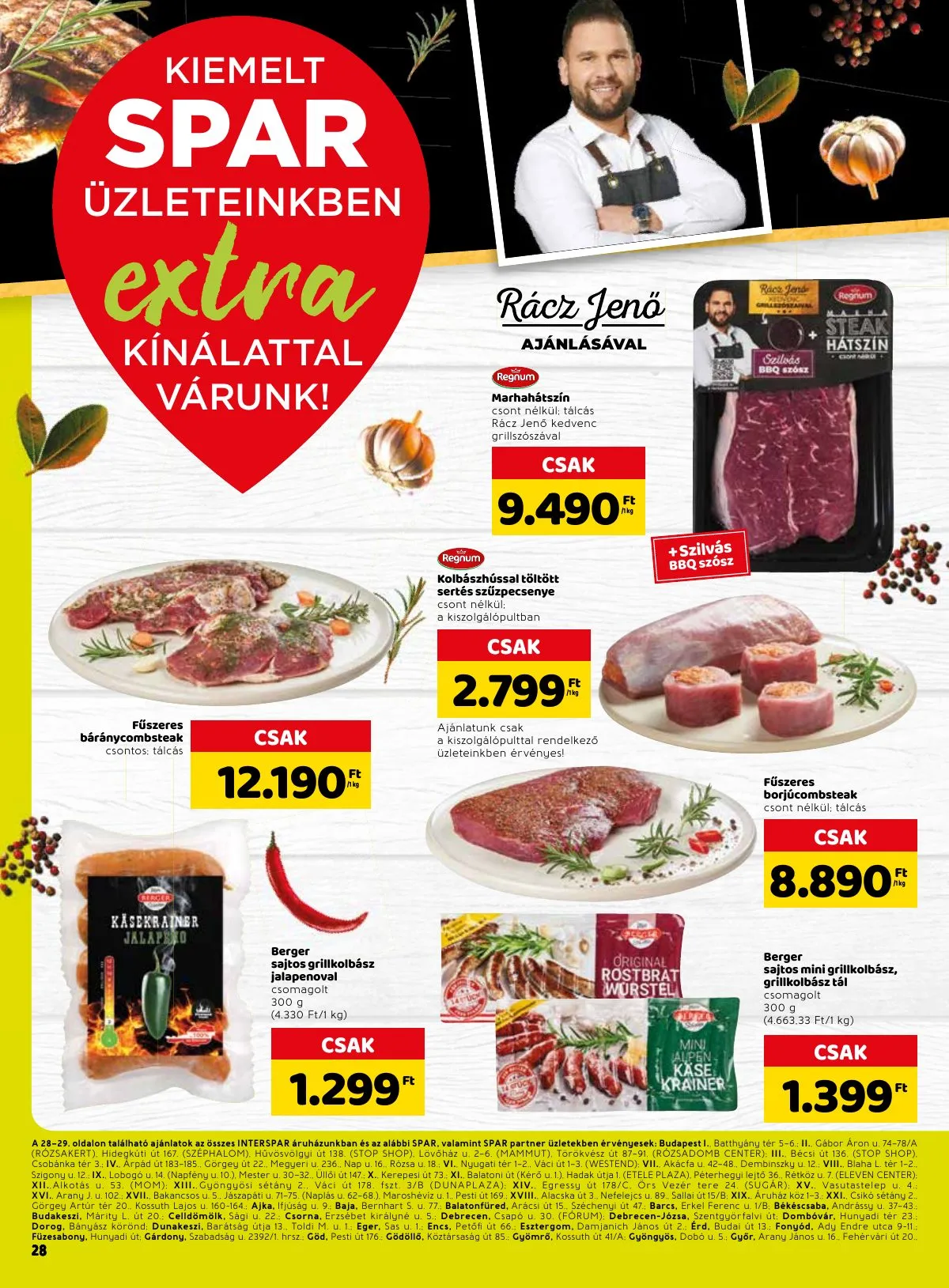 Spar akciós újság Extra 04.28–05.04