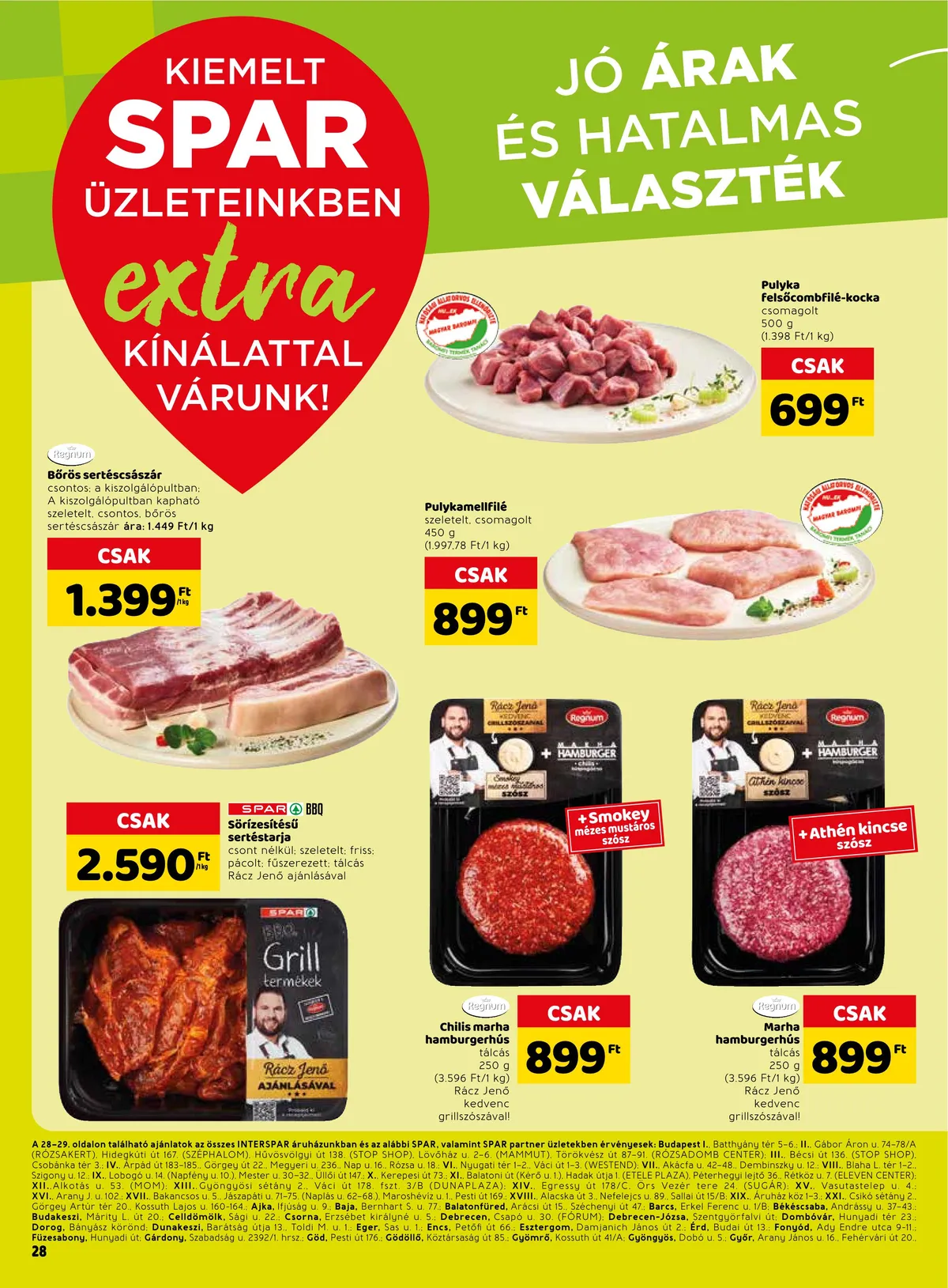 Spar akciós újság Extra 05.12–05.18