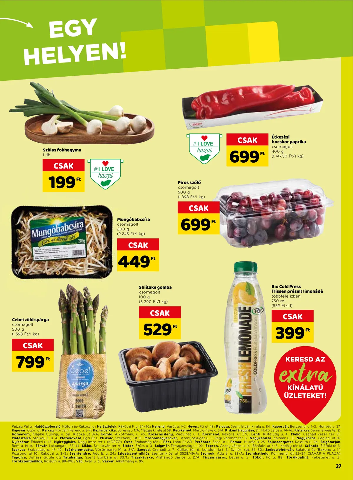 Spar akciós újság Extra 05.26–06.01 – 4. oldal