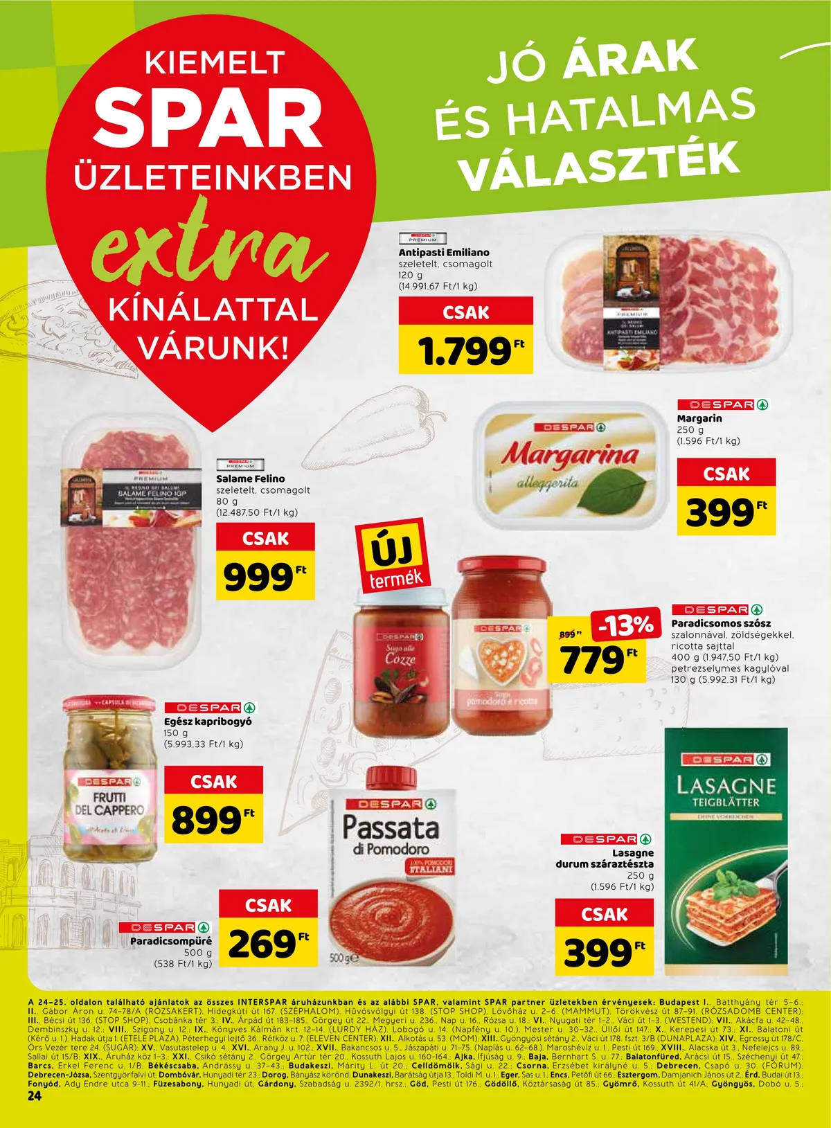 Spar akciós újság Extra 06.16–06.22