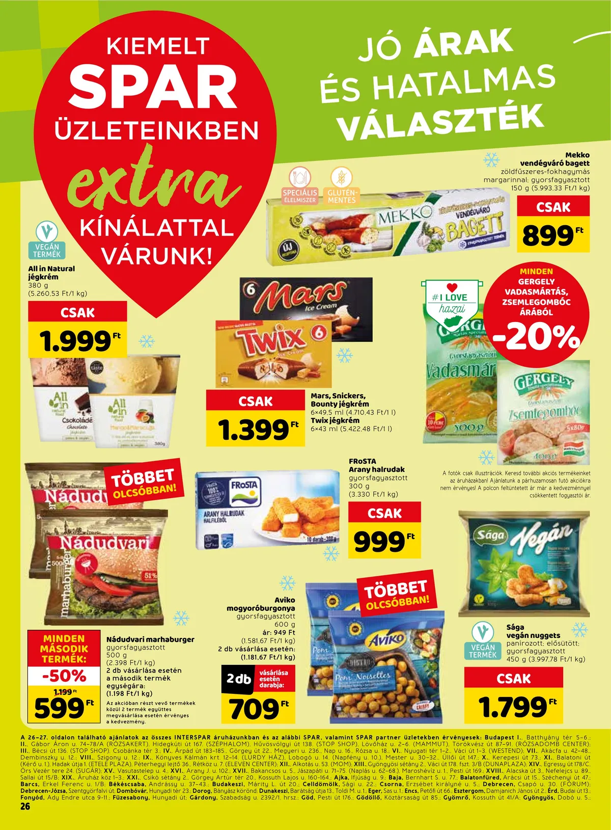 Spar akciós újság Extra 06.23–06.29 – 3. oldal