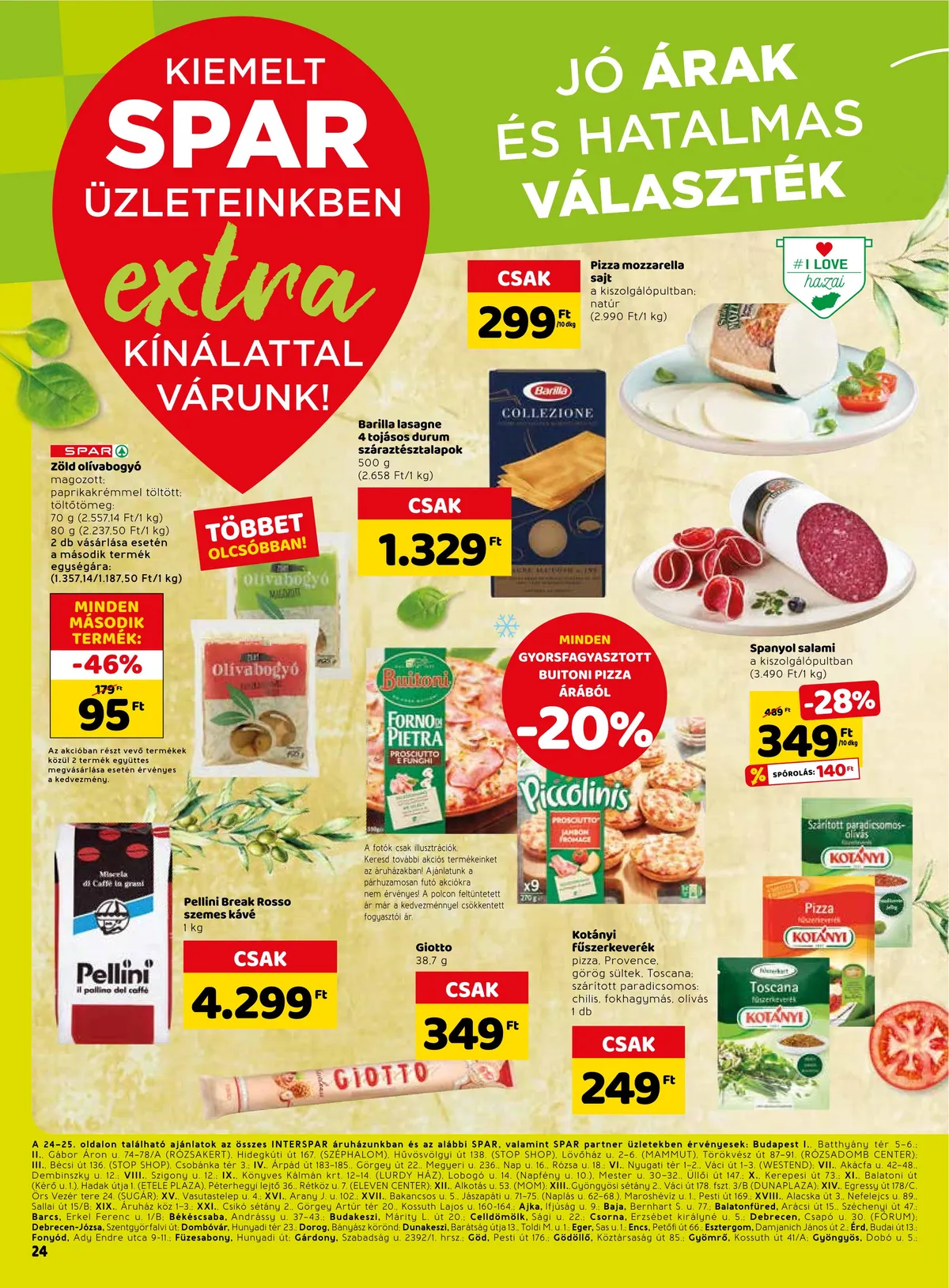 Spar akciós újság Extra 06.30–07.06