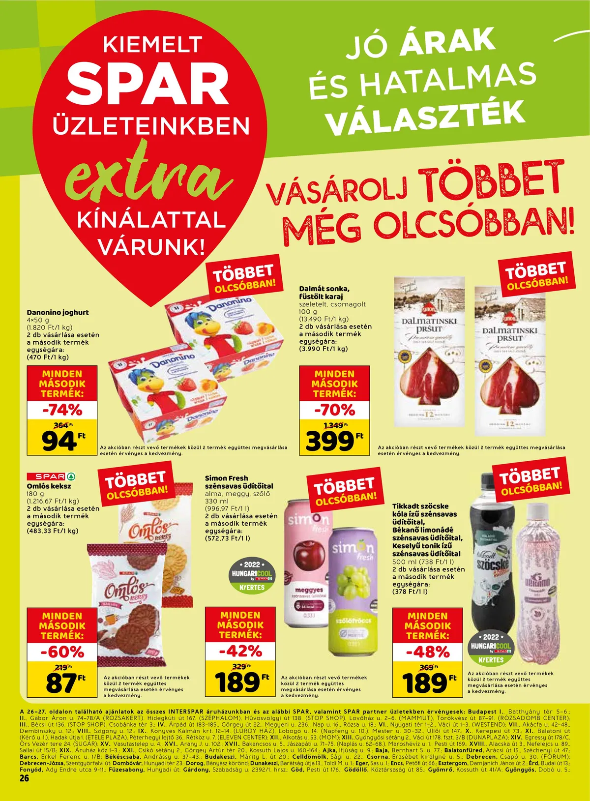 Spar akciós újság Extra 06.30–07.06 – 3. oldal