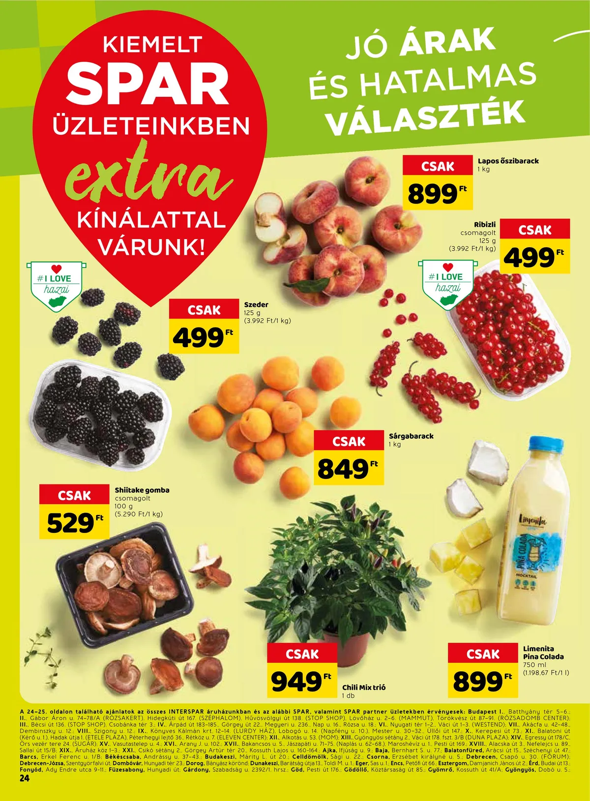 Spar akciós újság Extra 07.14–07.20