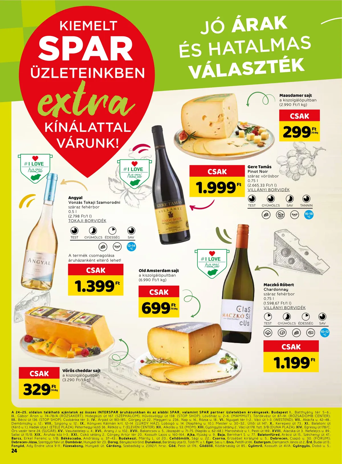 Spar akciós újság Extra 07.21–07.27