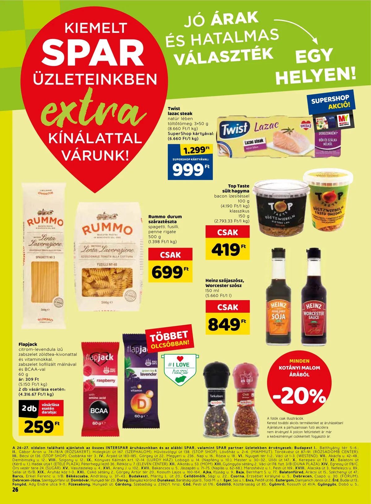 Spar akciós újság Extra 07.21–07.27 – 3. oldal