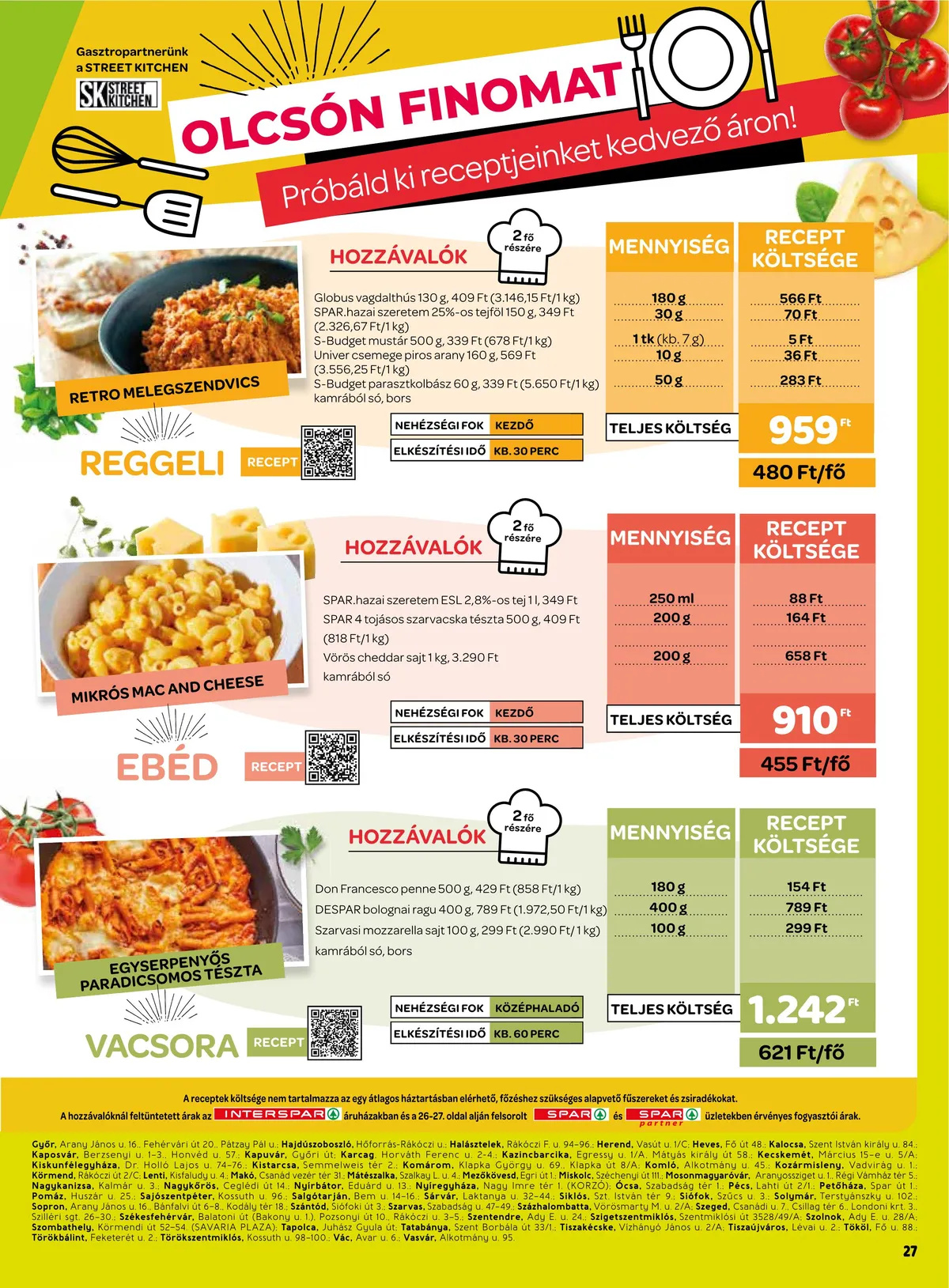 Spar akciós újság Extra 07.21–07.27 – 4. oldal