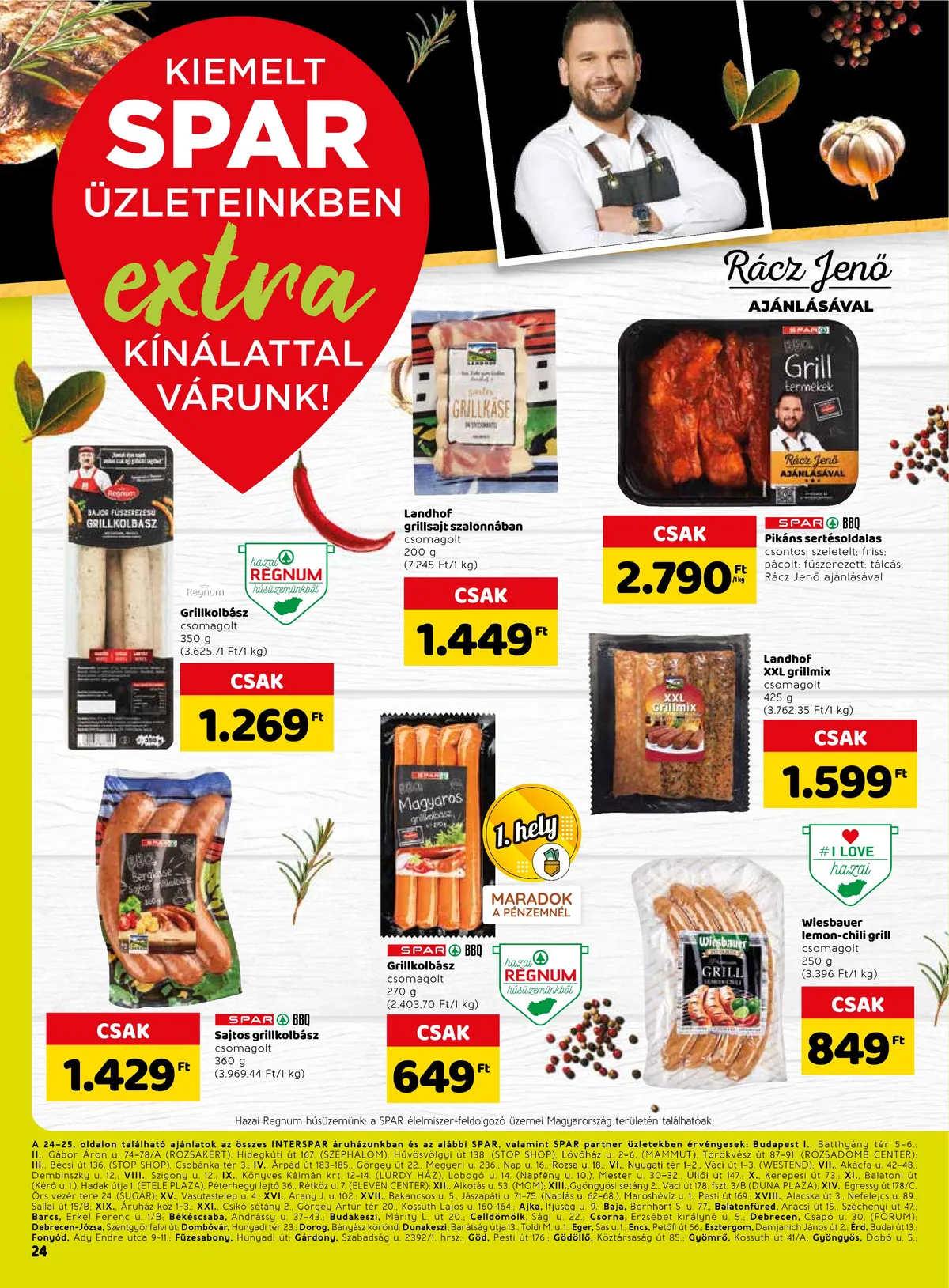 Spar akciós újság Extra 07.28–08.03