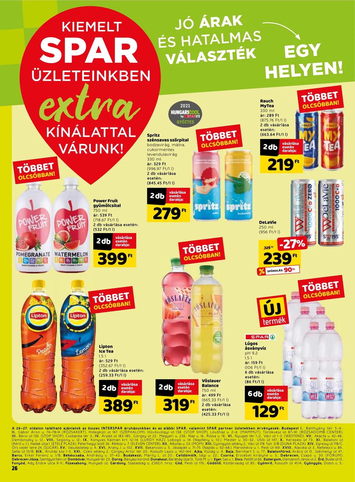 Spar akciós újság Extra 07.28–08.03 – 3. oldal