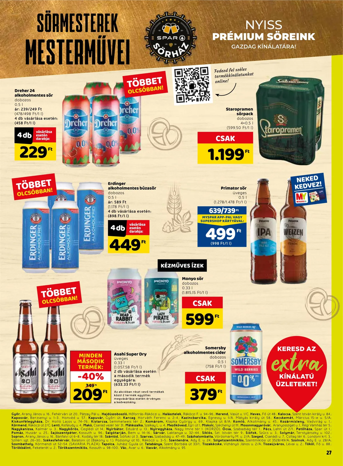 Spar akciós újság Extra 08.11–08.17 – 4. oldal