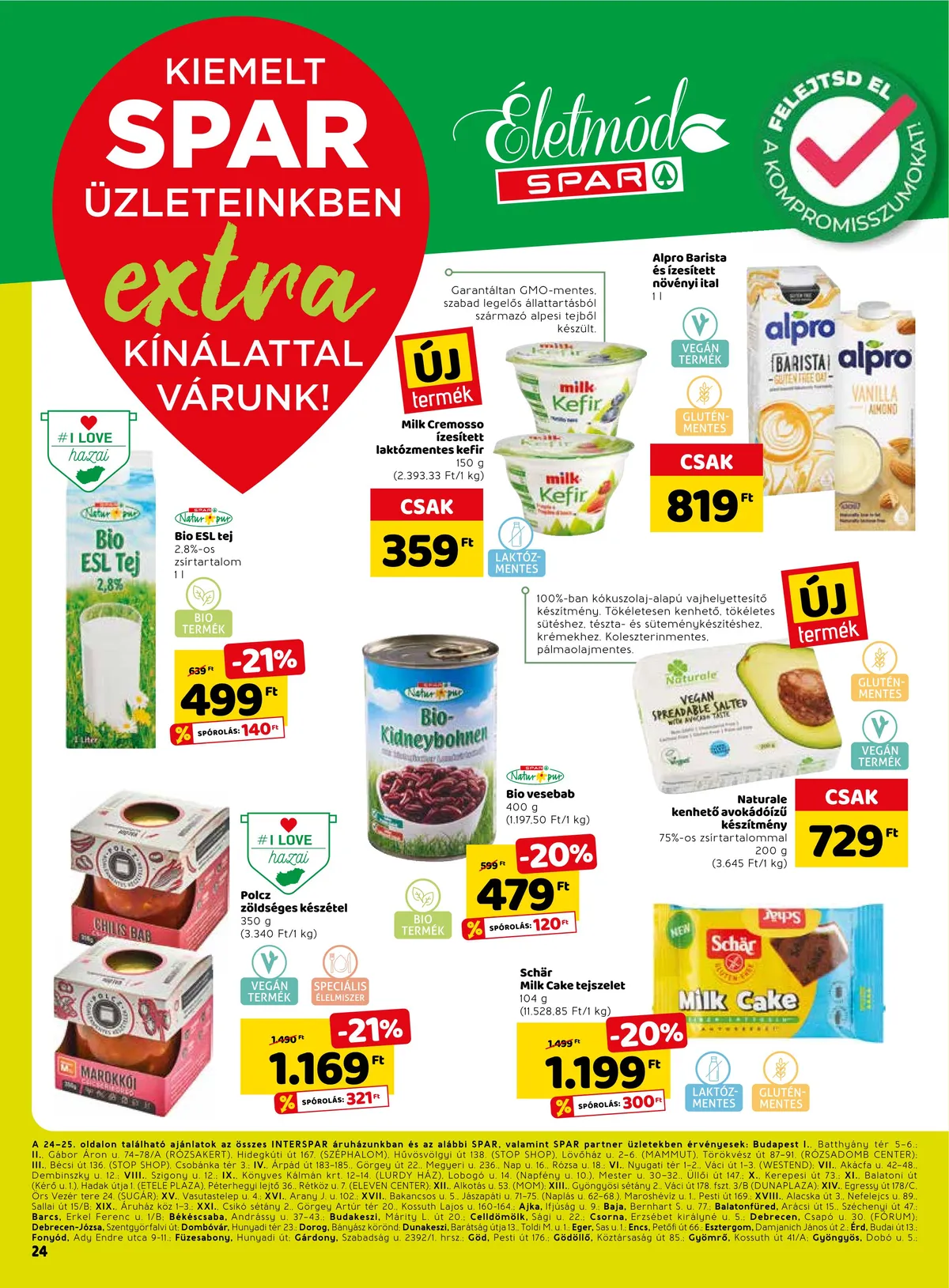 Spar akciós újság Extra 08.18–08.24