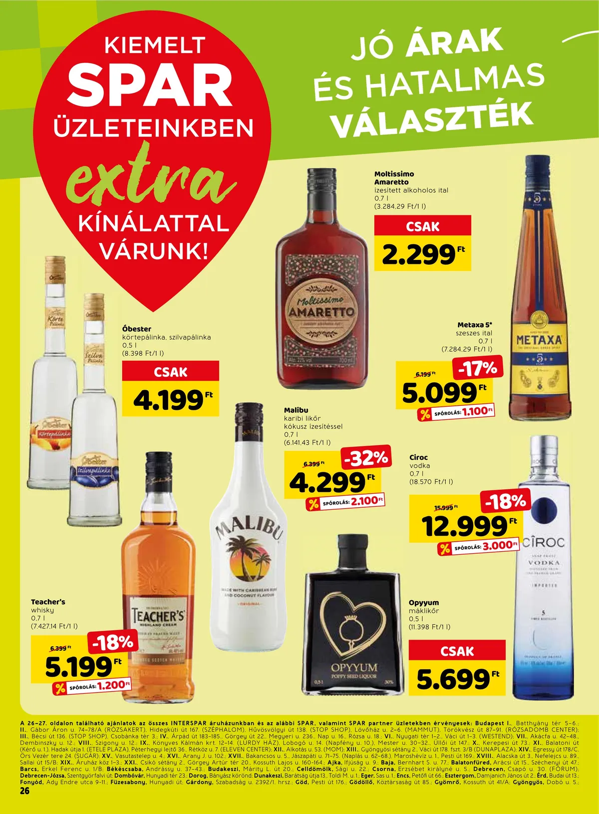 Spar akciós újság Extra 08.18–08.24 – 3. oldal