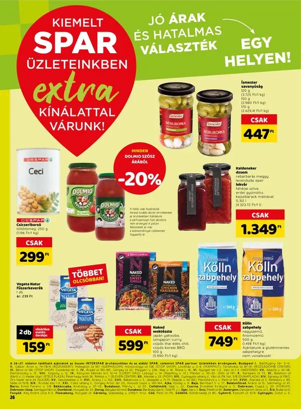 Spar akciós újság Extra 08.25–08.31 – 3. oldal