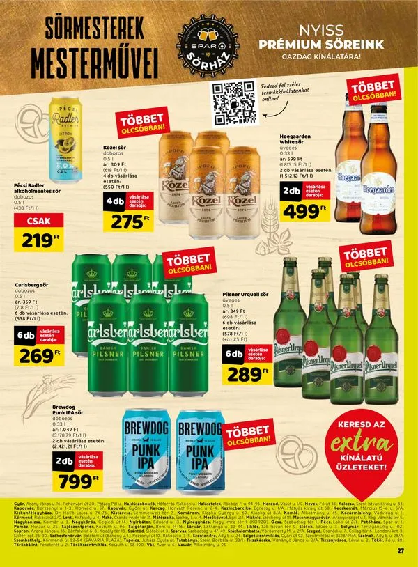 Spar akciós újság Extra 08.25–08.31 – 4. oldal