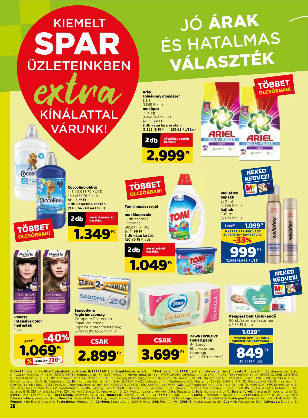 Spar akciós újság Extra 10.06–10.12 – 3. oldal