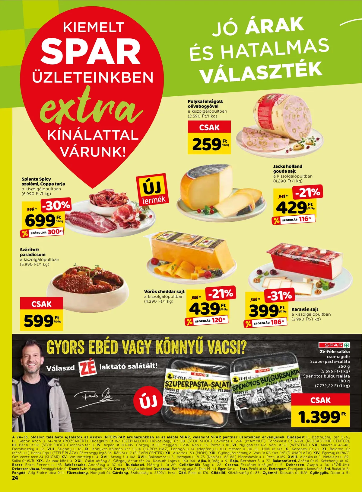 Spar akciós újság Extra 10.20–10.26
