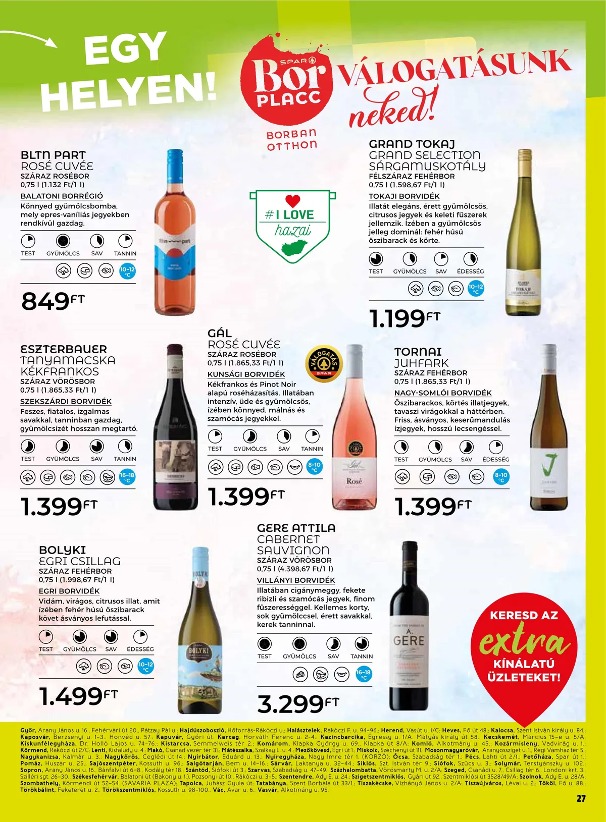 Spar akciós újság Extra 10.20–10.26 – 4. oldal