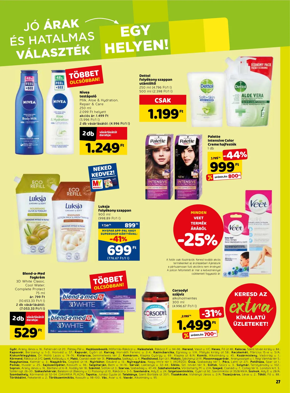 Spar akciós újság Extra 10.27–11.02 – 4. oldal