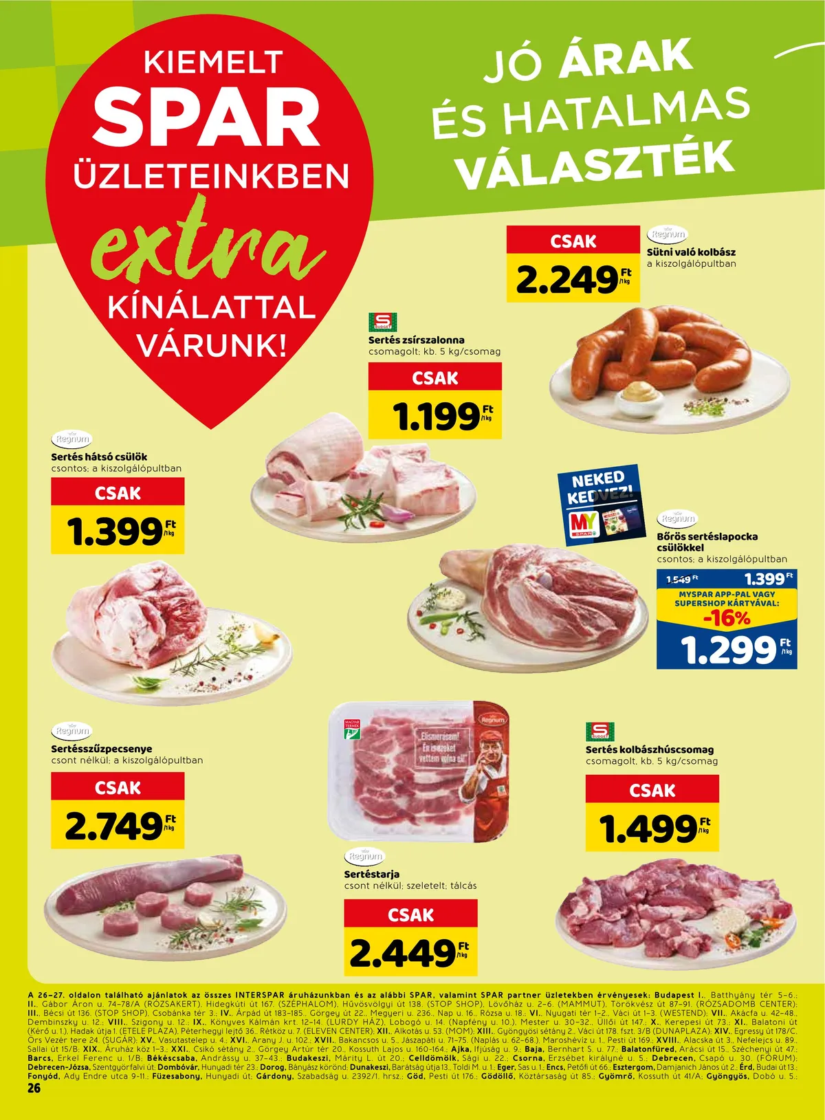 Spar akciós újság Extra 11.10–11.16 – 3. oldal