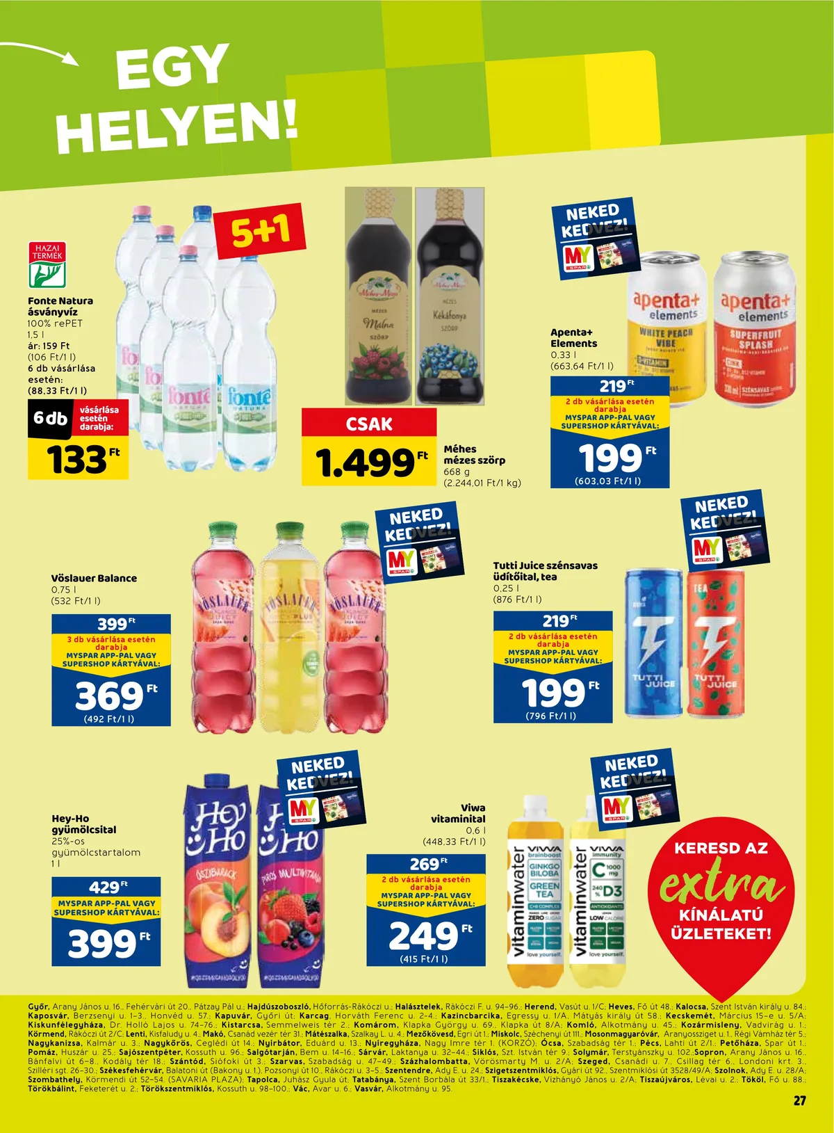 Spar akciós újság Extra 11.10–11.16 – 4. oldal