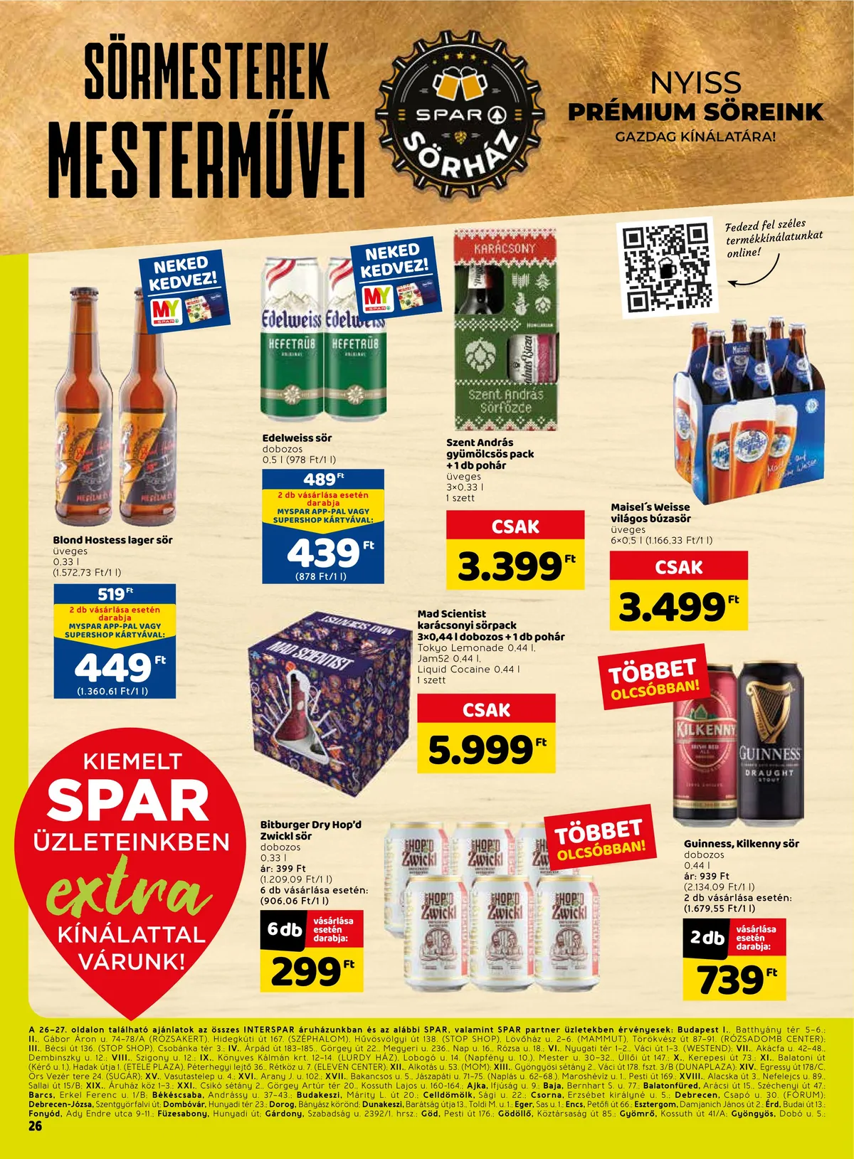 Spar akciós újság Extra 11.17–11.23 – 3. oldal